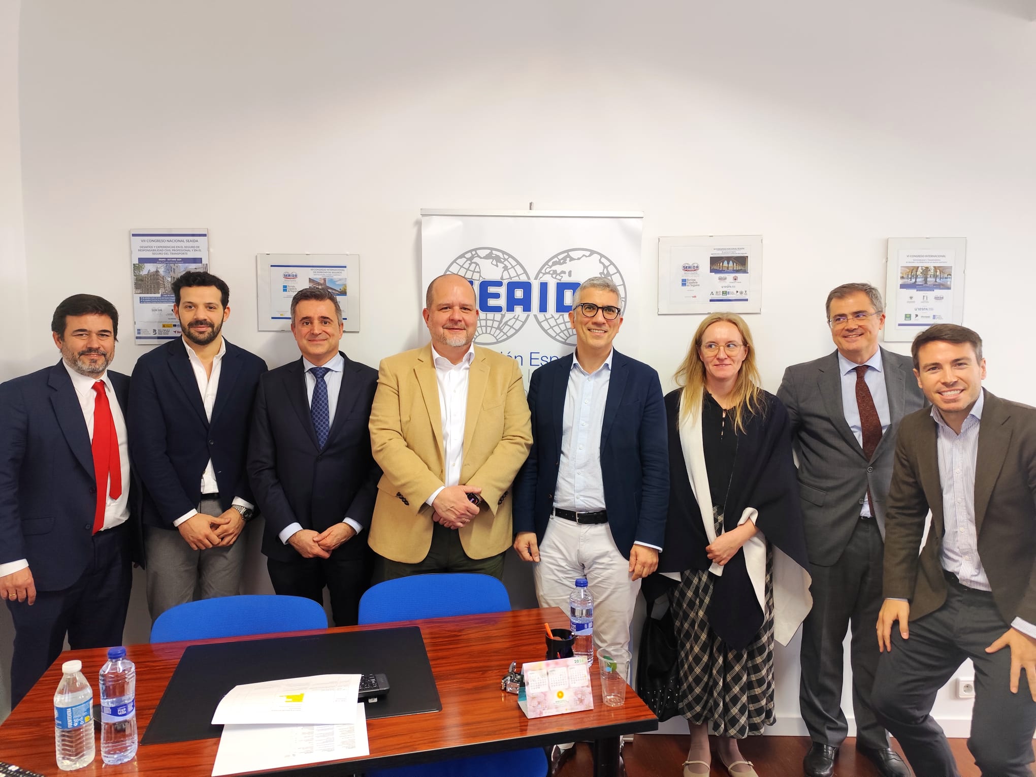 Participantes en la jornada Cambio Climático: Riesgos y Retos para el Seguro celebrada en SEAIDA