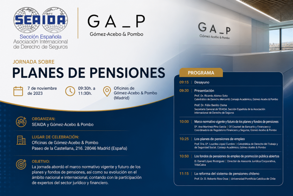 La reforma de los planes y fondos de pensiones