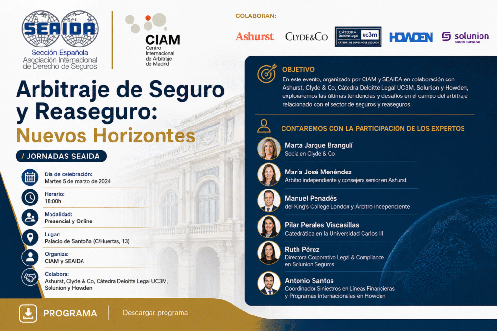 Arbitraje de Seguro y Reaseguro: Nuevos Horizontes