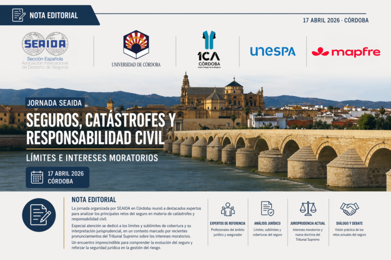 Nota Editorial: Jornada SEAIDA sobre Seguros, catástrofes, responsabilidad civil, límites e intereses moratorios