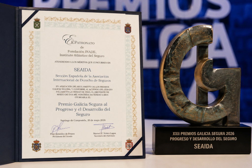 SEAIDA recibe el Premio Galicia Segura al Progreso y Desarrollo del Seguro